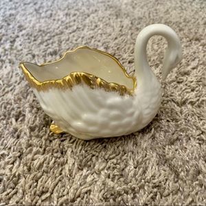 Vintage Lenox China Paddle Foot Swan
